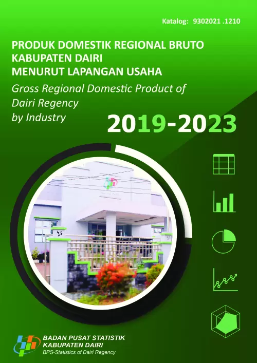 Produk Domestik Regional Bruto Kabupaten Dairi Menurut Lapangan Usaha 2019 - 2023
