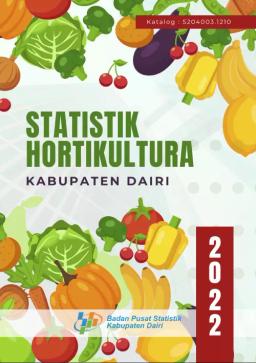 Horticulture Statistics Of Dairi Regency 2022