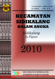 Kecamatan Sidikalang Dalam Angka tahun 2010 Kabupaten Dairi