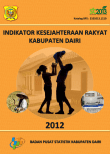 Indikator Kesejahteraan Rakyat Kabupaten Dairi 2012