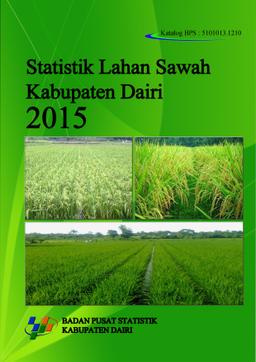 Statistik Lahan Sawah Kabupaten Dairi 2015